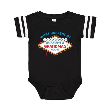 Inktastic Las Vegas Stays at Grandma S Gift Baby Boy or Baby Girl Bodysuit