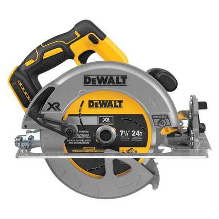 DeWalt 20V MAX XR 7-1/4 in. Cordless Circular Saw Bare Tool 5200 RPM