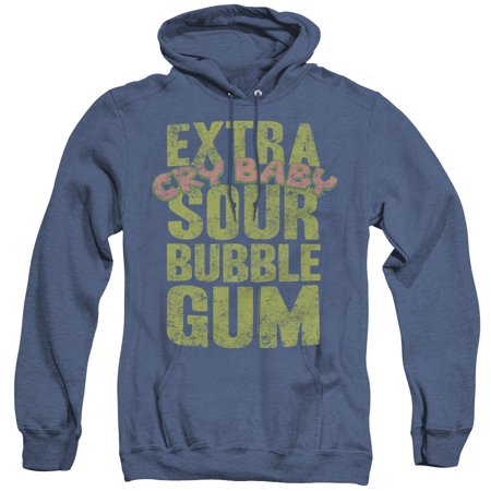 Dubble Bubble Extra Sour Adult Heather Hoodie Sweatshirt Royal Blue