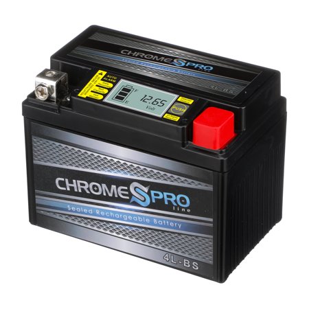 Chrome Pro Battery YTX4L-BS (4L-BS 12 Volt,3 Ah, 50 CCA) Sealed AGM IGel Motorcycle Battery for Husqvarna Fc 350cc Years (2014 - 2017)
