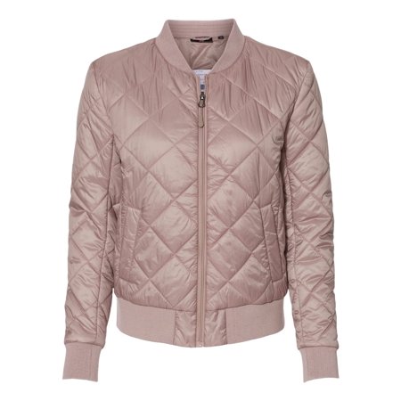 Women's Heat Last Quilted Packable Bomber - Color - Blush - Size - 2XL