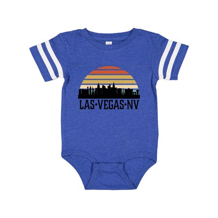 Inktastic Las Vegas Nevada Skyline Retro Gift Baby Boy or Baby Girl Bodysuit