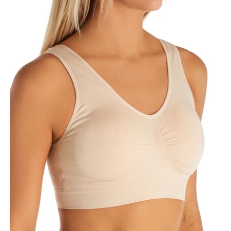 Women's Rhonda Shear 9201 Skintone Seamless Bra W/ Removable Pads