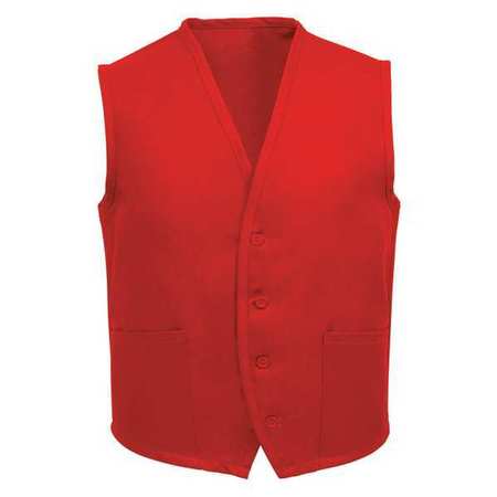Vest,2 Pocket,Red,V65,3XL