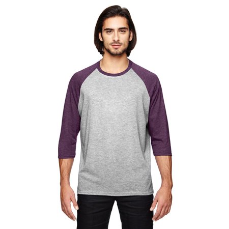 Anvil Men's 3/4 Raglan Sleeve T-Shirt 6755