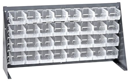 Quantum Storage QBR-3619-210-32CL 36 X 19 in. Bench Rack with 32 Bins