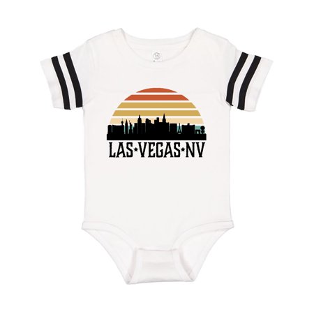 Inktastic Las Vegas Nevada Skyline Retro Gift Baby Boy or Baby Girl Bodysuit