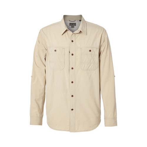Royal Robbins Long Distance Traveler Men's Long Sleeve Shirt Lt Khaki L 42383-LT KHAKI-L