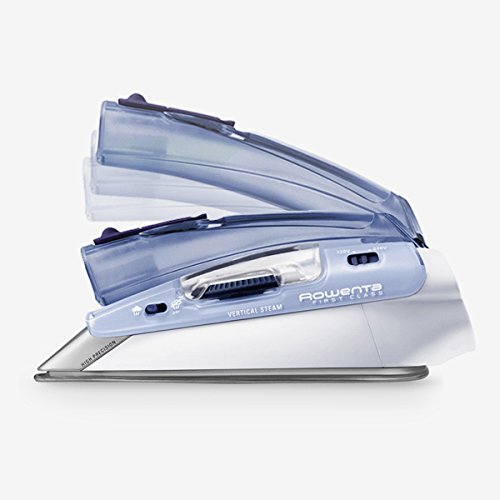 Rowenta FIRST CLASS DA 1510 - Reisedampfbügeleisen - Grundplatte: Inox 200 Microsteam - 1000 W - Hellblau thumbnail