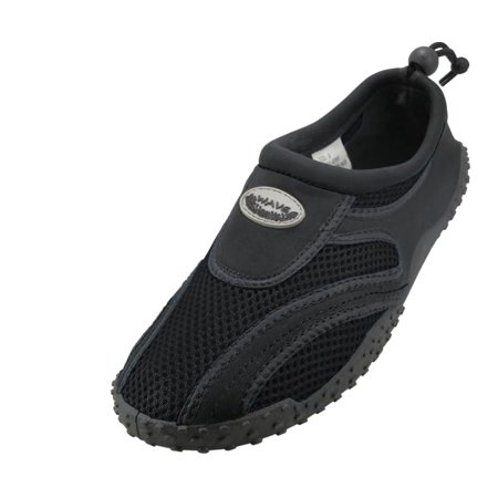 Kids Comfortable Water Shoes Lightweight Non-Slip Aqua Socks Shoes for Beach Walking Boys Girls Sizes 11-4. WE RECOMMEND to BUY 2 SIZES up.
