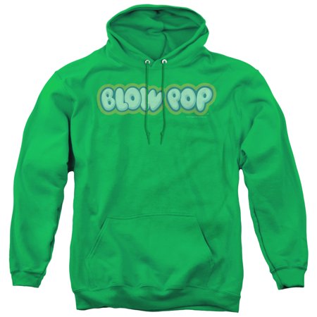 Tootsie Roll Blow Pop Logo Adult Pullover Hoodie Sweatshirt Kelly Green