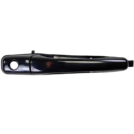 MI-3251S-FR - Outside Exterior Outer Door Handle  Smooth Black - Passenger Side Front  Direct Replacement by PT Auto Warehouse
