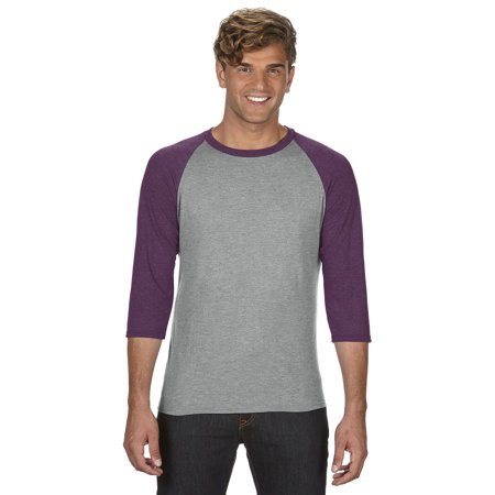 Anvil Adult Triblend 3/4-Sleeve Raglan T-Shirt - 6755