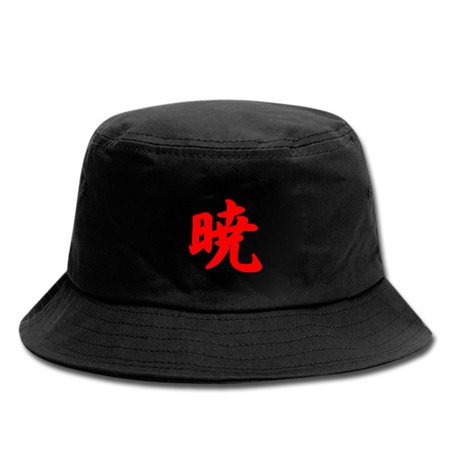 Hit Upon Anime Naruto Akatsuki Clouds Uchiha Family Logo Bucket Hat Fisherman Hat Hip Hop Sun Hats for Unisex Women Men