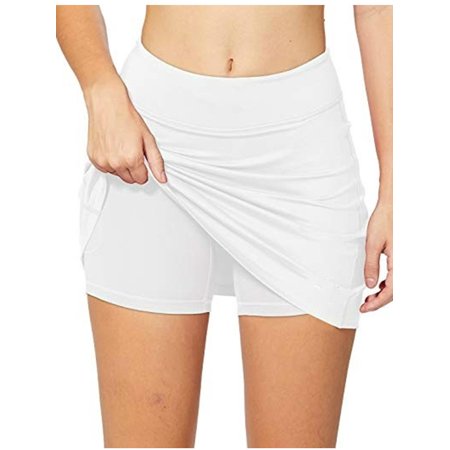 NGMQ Women S Running Active Athletic Skort Skirt with Pockets