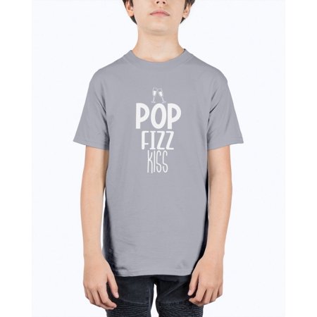 Pop Fizz Kiss - Wedding and Bridal- Youth Tee Unisex