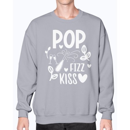 Pop Fizz Kiss- Bridal and Wedding- Sweatshirt - Crew