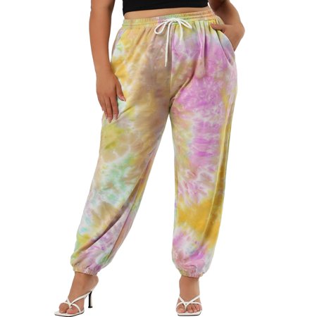Agnes Orinda Women S Plus Size Activewear Sport Drawstring Waist Jogger Pant