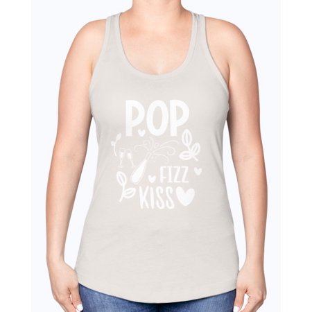 Pop Fizz Kiss - Bridal and Wedding -Racerback Tank