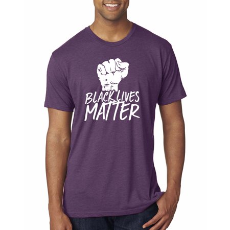 Black Lives Matter History Power Pride Movement Together  Mens Pop Culture Premium Tri Blend T-Shirt, Vintage Purple, Large