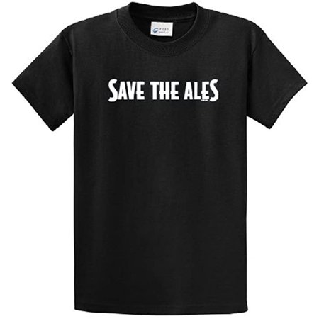 Beer T-shirt Save the Ales Brewery Pub IPA Stout Sour Lager Tee Shirt Funny Humorous -orange-6xl
