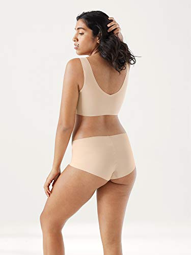 Women's True & Co. True Body Lift V-Neck Bralette, Size X-Large - Beige thumbnail