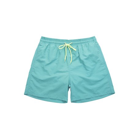 Colisha Men's Beach Shorts Elastic Waist Volley Bathing Suit Swim Trunk Summer Holiday Short Pants with Pockets
