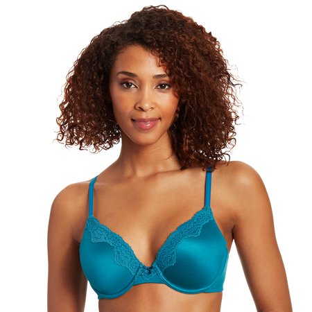 Maidenform Comfort Devotion Extra Coverage T-Shirt Bra COLOR Teal Tide/Oceanic Blue SIZE 36D