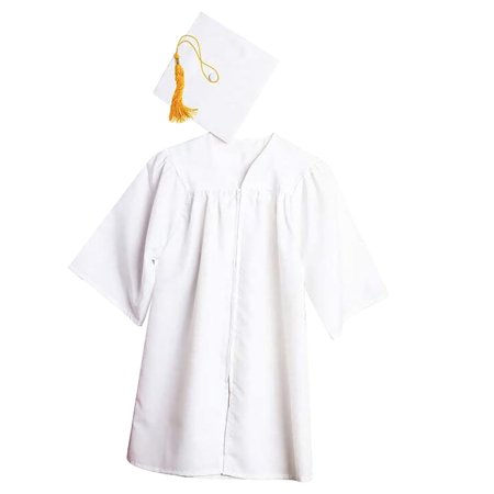 Tuscom Kindergarten Gown and Cap with Tassel Charm for Graduation 2021 for Kids Boys Girls Toddler Preschool,Black/Blue