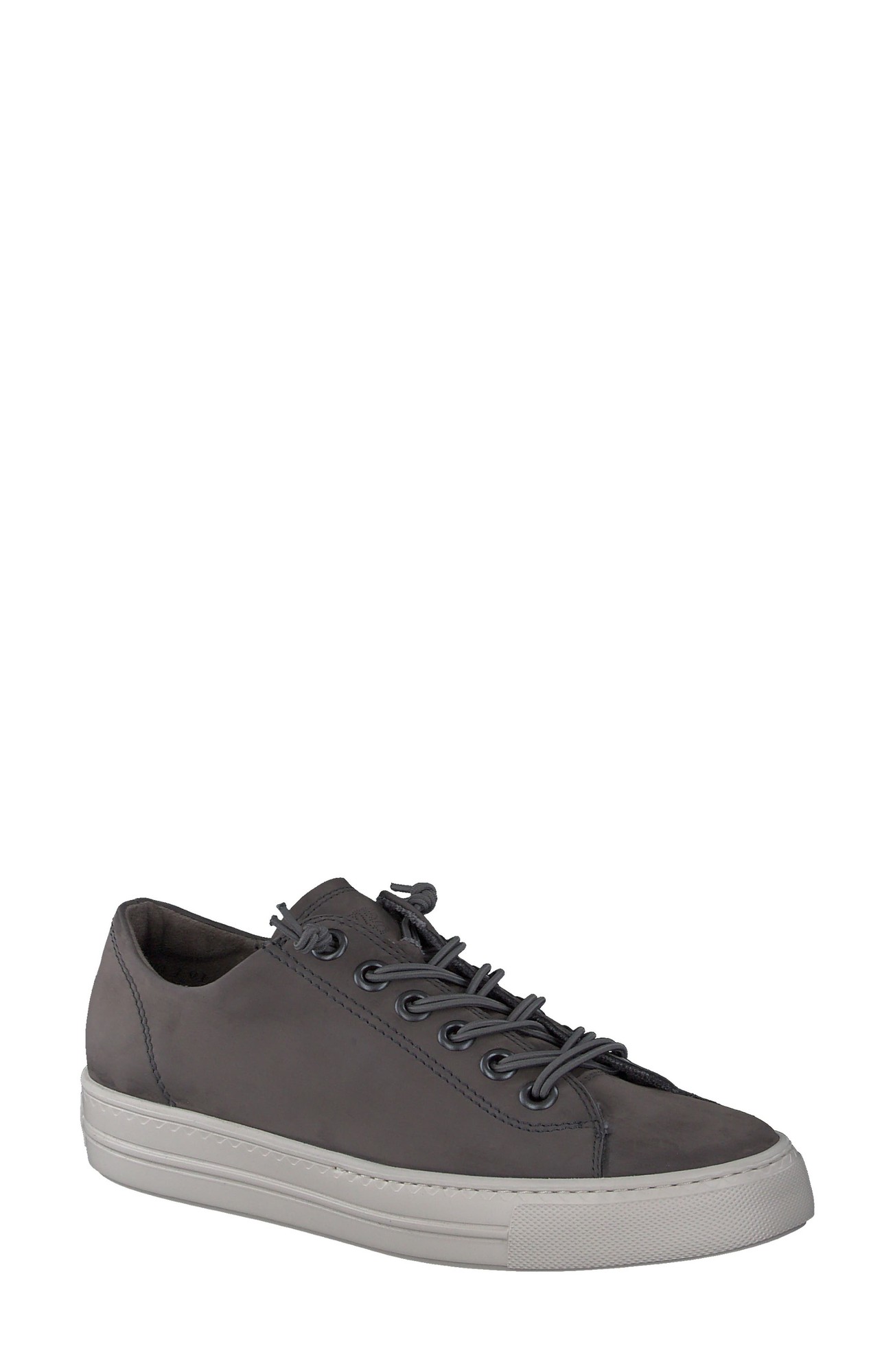 Paul Green Hadley Platform Sneaker in Iron Nubuk at Nordstrom, Size 11.5Us