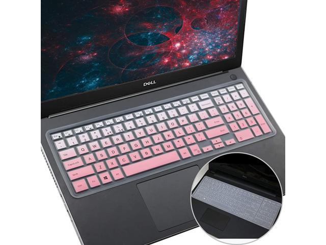 2 PCS Colorful Keyboard Cover Compatible with Old Dell Inspiron 15 3000 5000 15.6' Series / Dell G3 G5 15.6' Series / Dell Insprion G7 7786.