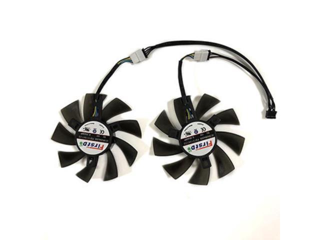 2pcs/Set FD7010H12D 90mm(85MM)HD7950 7970 GPU VGA Cooler Fan for HIS 7950 HD7970 IceQ R9 285 Graphics Card