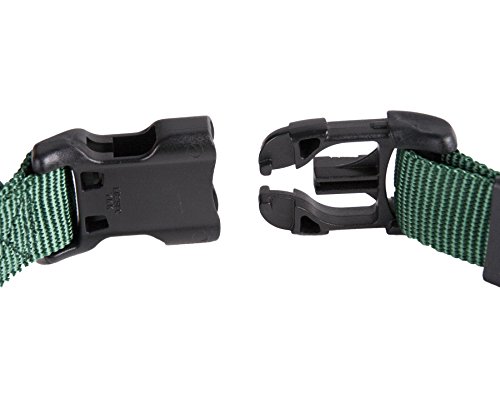 GoGo Pet Products Comfy Nylon 1-Inch Adjustable Pet Collar, Large, Hunter Green thumbnail