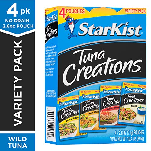 StarKist Tuna Creations, Variety Pack, 4 - 2.6 Oz Pouch (Total 10.4 Oz) (Packaging May Vary) thumbnail