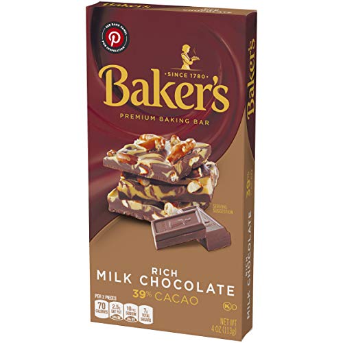Baker's Rich Milk Chocolate Premium Baking Bar, 4 Oz thumbnail