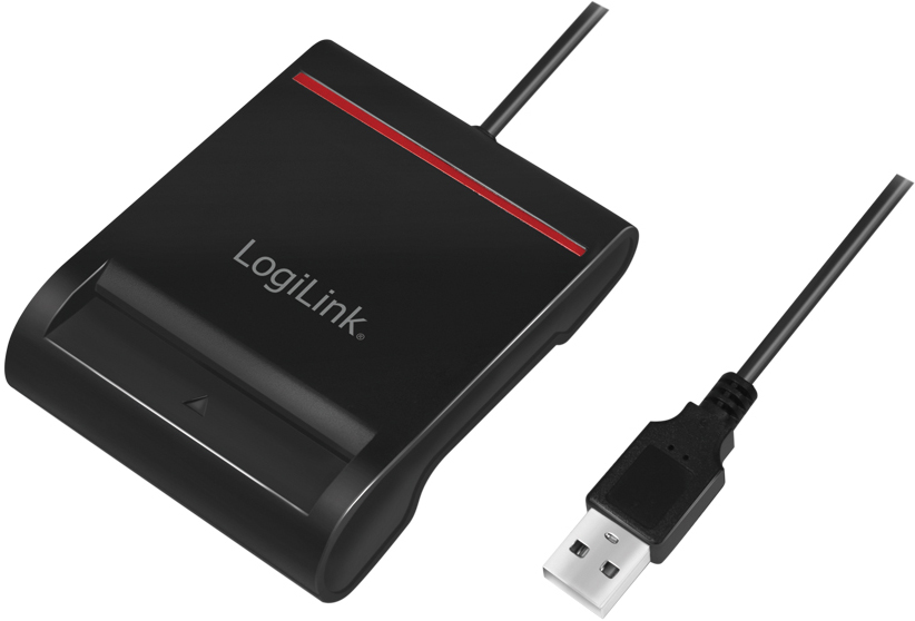 LogiLink CR0047 Smart Card Reader Indoor USB 2.0 Black
