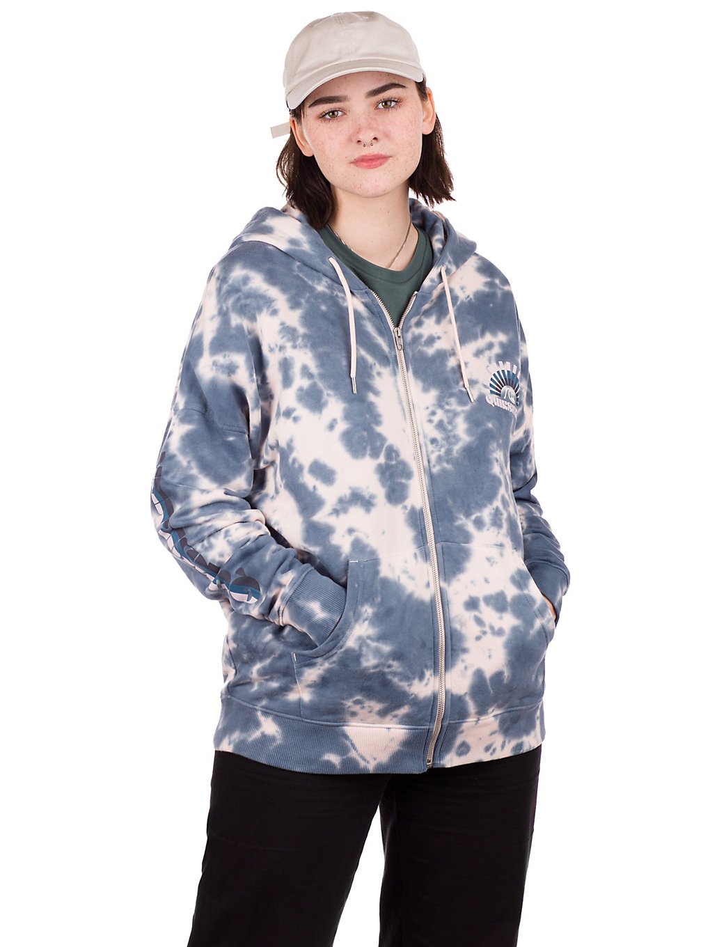 Quiksilver Golden Hour Zip Hoodie Creole Pink