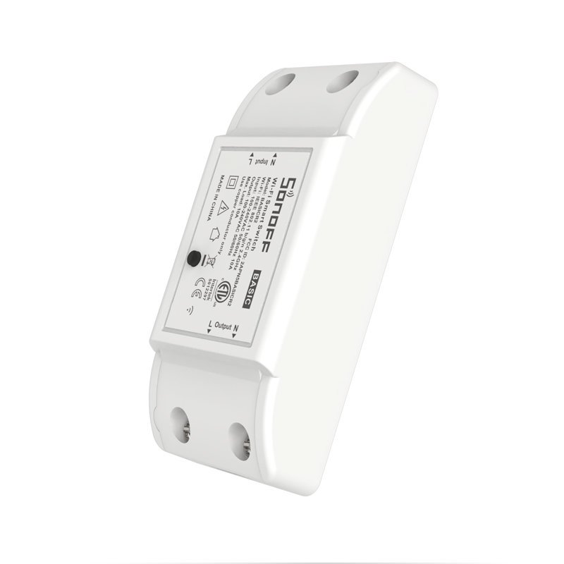 SONOFF Basic R2 10A Smart WiFi Wireless Light Switch  Universal DIY Module for Smart Home Automation Solution  No Hub Required