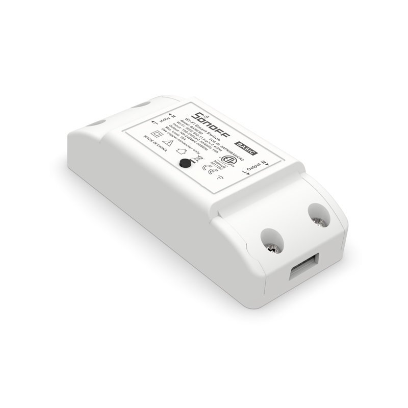 SONOFF Basic R2 10A Smart WiFi Wireless Light Switch  Universal DIY Module for Smart Home Automation Solution  No Hub Required thumbnail