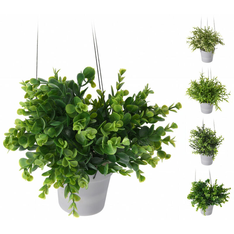 Ac-déco - Plante En Pot Rond à Suspendre - Blanc - Livraison Gratuite