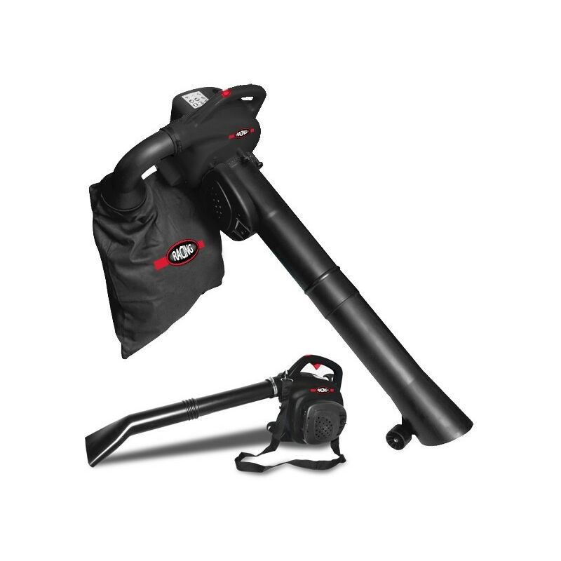 RACING Aspirateur Souffleur Thermique 30 Cm3 200 Km/h 40 L RAC33ASBT-1 thumbnail