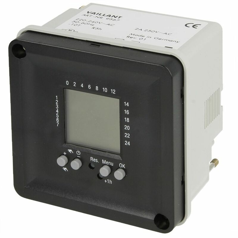Horloge Numérique 1 Canal J/N/H (9657), Vaillant, 961271
