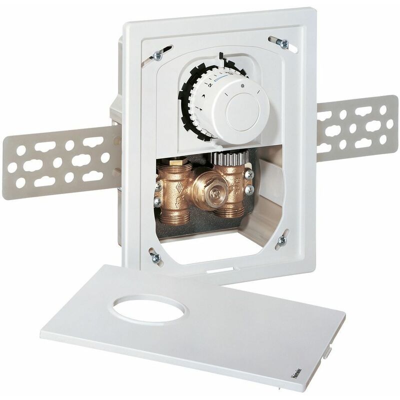 Le Sanitaire - Heimeier Multibox F Blanc Coffret Encastré 9306-00.800