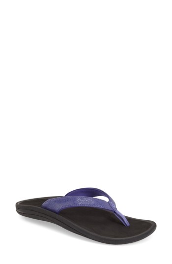 Women's Olukai 'Kulapa Kai' Thong Sandal, Size 8 M - Purple