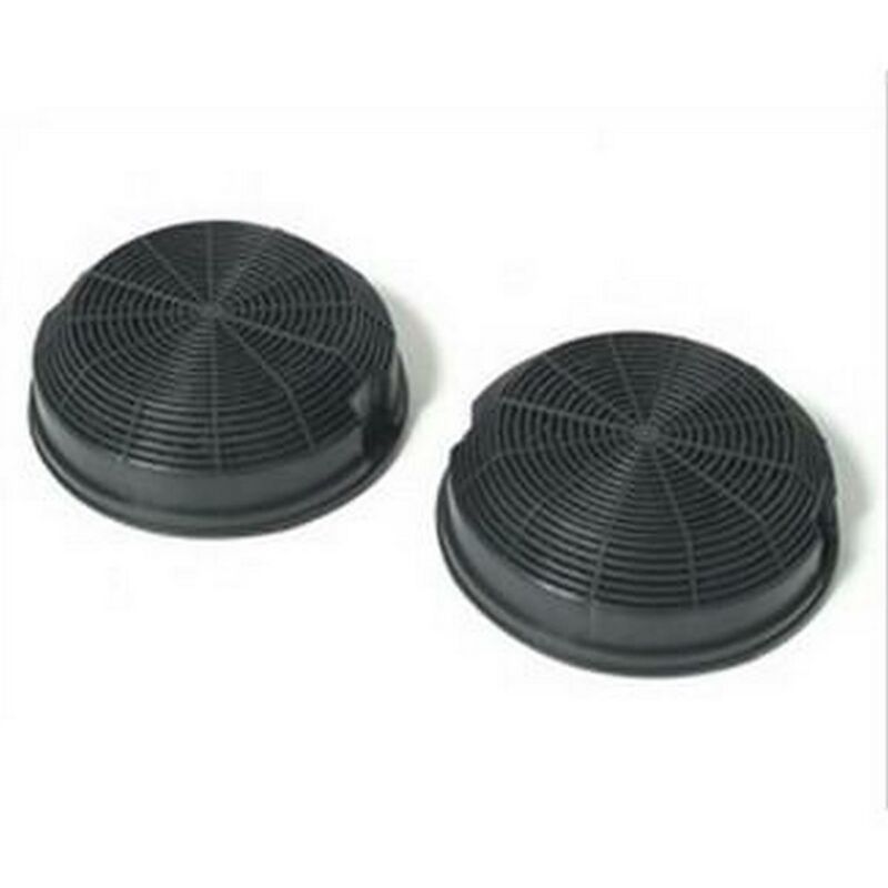 Whirlpool - Lot De 2 Filtres Charbon Type 47 (92199-2292) (484000008784, CFC0141497) Hotte IGNIS, LADEN, FAURE, ARISTON HOTPOINT, PRIVILEG,