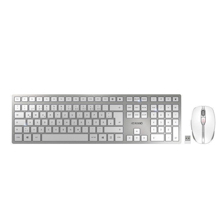 CHERRY JD-9100DE-1 Wireless Radio Keyboard and Mouse Set QWERTZ White