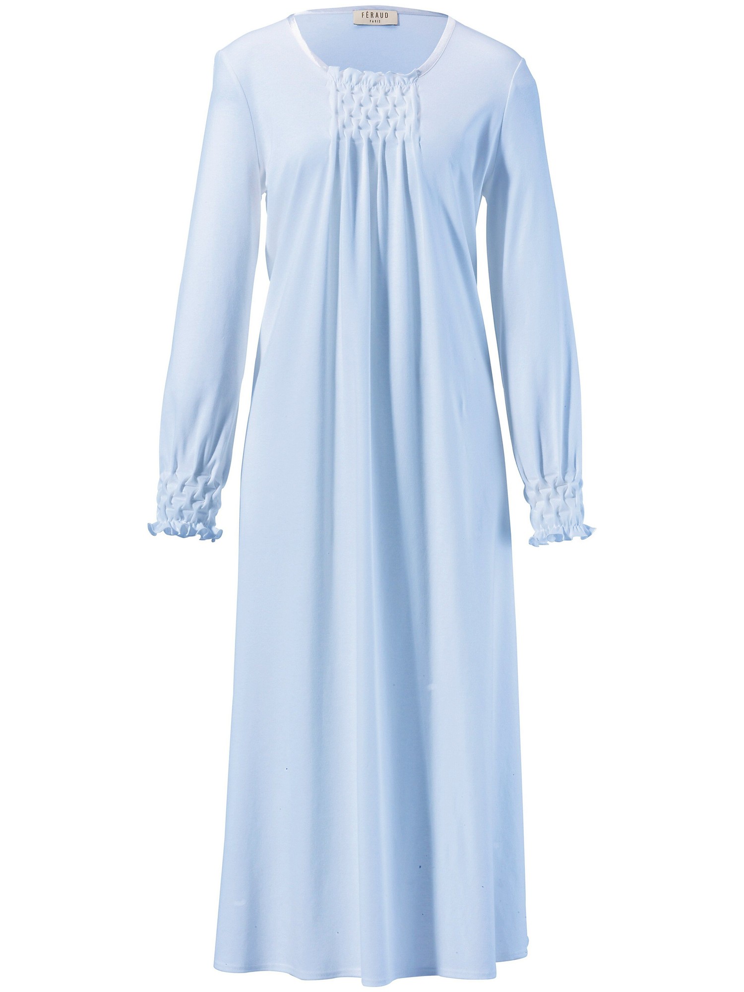 La Chemise Nuit 100% Coton  Féraud Bleu Taille 52