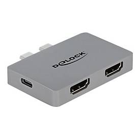 Delock - Dockingstation - USB-C / Thunderbolt 3 - 2 X HDMI (64123)
