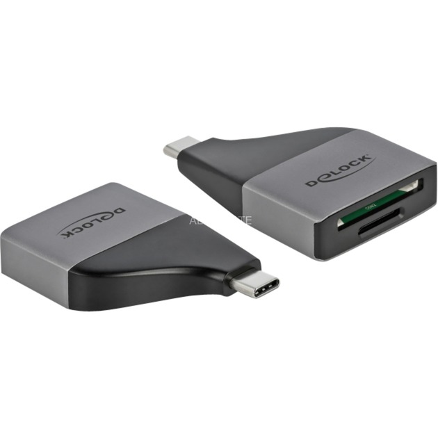 DeLOCK 64117 Card Reader USB 3.2 Gen 1 (3.1 Gen 1) Type-C Grey