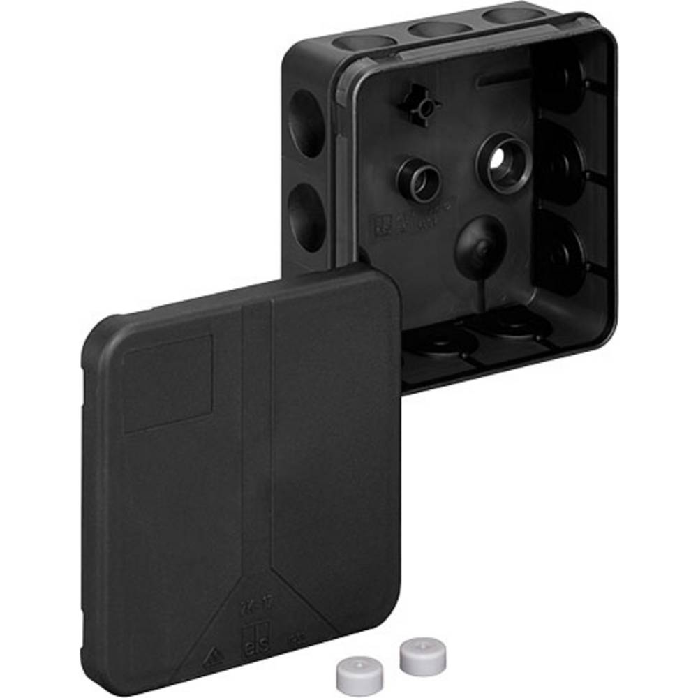 Spelsberg 34421201 Joint Box Black 85x85x37mm IP55 Self-sealing